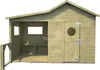 SOULET Spielhaus Hacienda mit Anbau Gartenhütte Holzhaus Produktbild-Vorschau 2