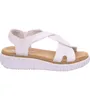 Rieker Damen Sandalen Keilsandaletten Modeschuhe weiß 38 Produktbild-Vorschau 44