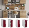 Unterschrank Vicco R-Line Bordeaux Hochglanz 30 cm mit Produktbild-Vorschau 2