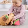 Fisher-Price Kuschel-Capybara, Kuscheltier, (mit Beißring Produktbild-Vorschau 4