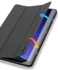 A tablet case is shown partially open, revealing the tablet screen and indicating how the case can be folded. Náhľad obrázku produktu