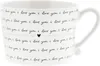 Tasse, Becher  I LOVE YOU weiß schwarz für 270ml Keramik Produktbild-Vorschau 1