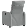 vidaXL Fauteuil relax gris clair Tissu Voir les images du produit 3