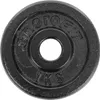 Disques d'haltères en fonte noir 1 kg ENERO FIT 26,5 mm Voir les images du produit 2