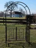 ALEOS. Eleganter XXL Rosenbogen Rankhilfe Pergola mit Tür Produktbild-Vorschau 3