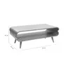 Miliboo - Design-Couchtisch Nussbaum TAKLA Produktbild-Vorschau 6