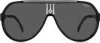A front view of black Carrera sunglasses with gray lenses against a white background. Produktbild-Vorschau