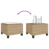 The Living Store 3-tlg. Bistro-Set mit Kissen Beige Poly Produktbild-Vorschau 9