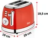 Zilan 60er Jahre Retro 2 Scheiben Doppelschlitz Toaster | Produktbild-Vorschau 7