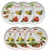 zestaw 6 talerzy do pizzy Napoli Green & Red Ø 32 cm talerz Podgląd zdjęcia produktu 1