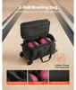 Borsa da bowling SucceBuy per 2 palle con ruote, scomparto Anteprima dell’immagine prodotto 2