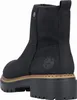 A black boot shown from the side and back. Produktbild-Vorschau