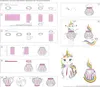 URSUS Laternen Bastelset Kittycorn 38x17cm Produktbild-Vorschau 6