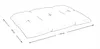 Amilian Bankauflage 60x120cm Sitzkissen Rückenkissen Produktbild-Vorschau 6