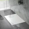 LuxeBath Duschwanne 100x70cm Weiß Extra flache SMC Produktbild-Vorschau 9