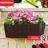 KOTARBAU® Doniczka Balkonowa na Balustradę 40 x 15 x 15 cm Podgląd zdjęcia produktu 2