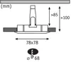 Paulmann 936.28, Einbaustrahler, GU10, 1 Glühbirne(n), LED, Produktbild-Vorschau 4