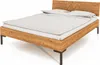 Bett Seiba 2 Sonderlänge 80x220 Wildeiche massiv Produktbild-Vorschau 1