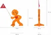StreetBuddy - Warnfigur, Warnaufsteller, Warnschild für Produktbild-Vorschau 2