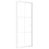interiérové dvere vidaXL 83x201,5 cm Biele ESG sklo a Náhľad obrázku produktu 1