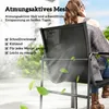 Outsunny tuinmeubelset, zithoek, 150x80 cm, met glazen Productafbeelding-voorbeeld 4