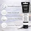 Colore acrilico bianco titanio 35 ml – Artix, colore Anteprima dell’immagine prodotto 7