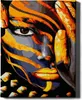 Malen nach Zahlen Tiger Make-up-Set 40x50 Goldfarbe Produktbild-Vorschau 1