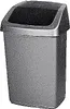 Curver Schwingdeckeleimer silber 10 Ltr. Produktbild-Vorschau 4