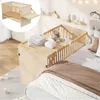 Merax ledikant met spijlen, 70 x 140 cm, babybed met Productafbeelding-voorbeeld 6