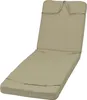 A beige chaise lounge cushion on a white background. Anteprima dell’immagine prodotto