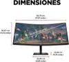 HP OMEN/34c/34"/VA/3440x1440/165Hz/1ms/Black/2R Produktbild-Vorschau 10