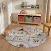 Volero - Auto Spielteppich Rund - Rocky Ride Weiß - Ø 160 Produktbild-Vorschau 1