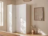Vente-unique Listowel, Weiß, Garderobe, 8 Regale, 3 Produktbild-Vorschau 2