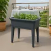 Balkon Hochbeet + Deckel Gewächshaus Frühbeet Kräuterbeet Produktbild-Vorschau 1