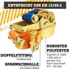 Safetytex Spanngurt 2 tlg mit Doppelfitting 5m für Produktbild-Vorschau 2