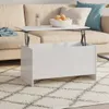 vidaXL Konferenční stolek vysoký lesk bílý 102x55,5x52,5 cm Náhled obrázku produktu 2