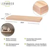 Wandboard Bobby 60cm Kernbuche - Wandregal Regal Board Bord Produktbild-Vorschau 2