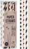 EXCELLENT HOUSEWARE Strohhalme Trinkhalme aus PAPIER für Produktbild-Vorschau 1