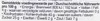 Nutritional information for a food product. Produktbild-Vorschau