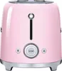 A pink Smeg toaster is shown from the front on a white background. Náhled obrázku produktu