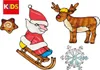 Marabu KiDS Window Color Set "Christmas" 6 x 25 ml Voir les images du produit 3
