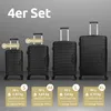deluxe4home® 4 tlg. Hartschalenkofferset Reisekoffer Koffer Produktbild-Vorschau 3