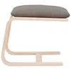 vidaXL Fußhocker Taupe 51x41x40 cm Stoff Produktbild-Vorschau 5