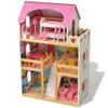 vidaXL 3-piętrowy drewniany domek dla lalek 60 x 30 x 90 cm Podgląd zdjęcia produktu 7