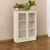 Dmora Regal Aline 79x28,3x107,2h cm Braun 2 Böden 2 Türen Produktbild-Vorschau 2