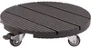 Plant pot stand with wheels - NATURE - WPC H7.5 x Ø30 cm - Productafbeelding-voorbeeld 1