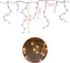 A diagram showing icicle lights with measurements, and a close-up of the lights. Náhled obrázku produktu