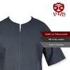 Schlichte Mittelalter Tunika kurzarm Blau "Njord" L Produktbild-Vorschau 4