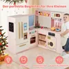 COSTWAY : cuisine pour enfants avec poubelle, réfrigérateur Voir les images du produit 9