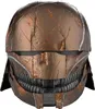 A close-up front view of a futuristic helmet. Náhled obrázku produktu